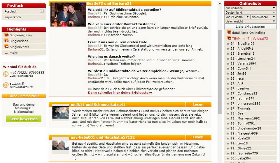 Bildkontakte Test